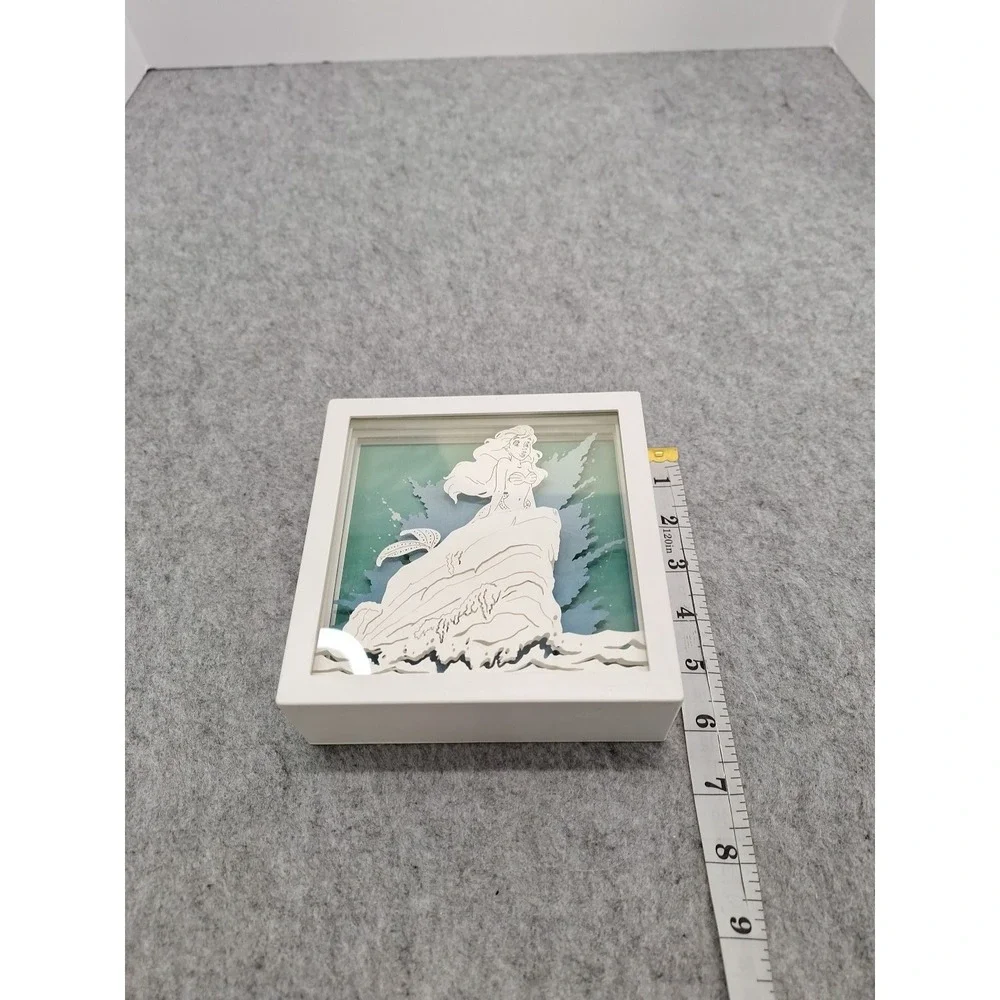 Disney The Little Mermaid Light Box UKONIC Diorama Ariel On A Rock Works Charger - Picture 9 of 10